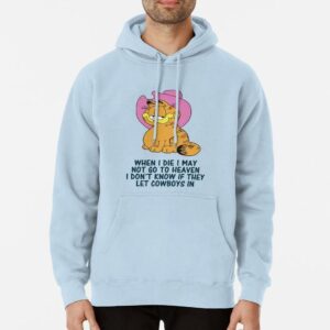 Garfield When I Die I May Not Go To Heaven Hoodie