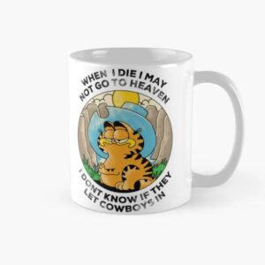 Garfield When I Die Not Go To Heaven Mug