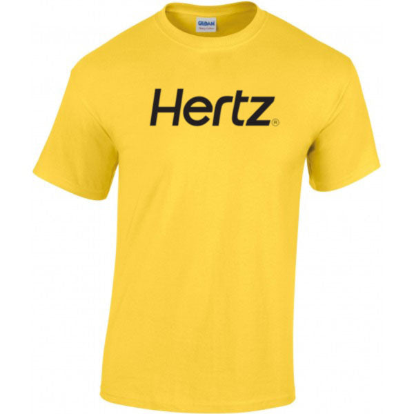 HERTZ Car Rental Company T-shirt HERTZ Car Rental Company T-shirt