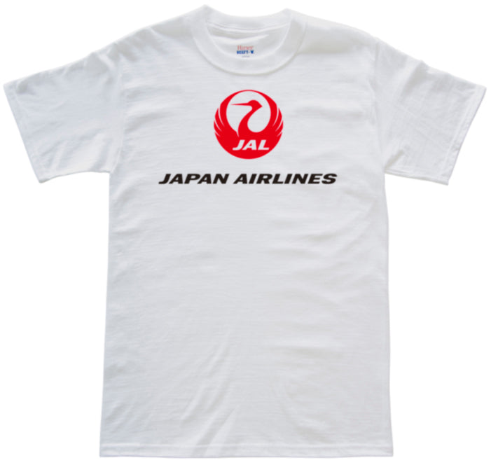 JAL Japan Airlines flight t-shirt JAL Japan Airlines flight t-shirt