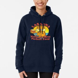 Lasagna Natures Most Perfect Food Garfield Circle Hoodie