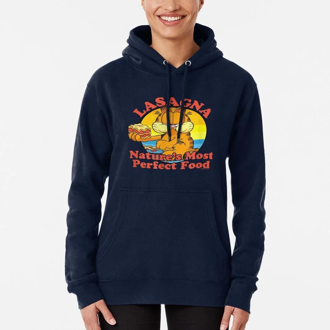 Lasagna Natures Most Perfect Food Garfield Circle Hoodie Lasagna Natures Most Perfect Food Garfield Circle Hoodie