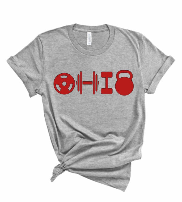 Weightlifting OHIO Bella Canvas Tee