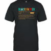 Black Father Definition T-Shirt