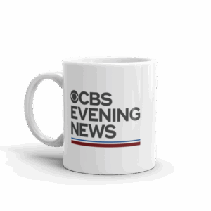 CBS News Evening News White Mug
