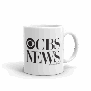 CBS News Vintage Logo White Mug