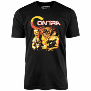 Contra Action Heroes Mashup Parody – Unisex T-Shirt