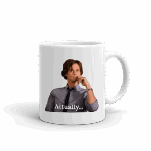 Criminal Minds Spencer Reid Actually… White Mug