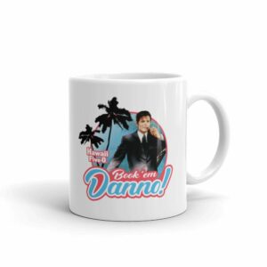 Hawaii Five-0 Book ’em Danno 11 oz White Mug