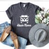 Hippie Mama V-Neck T-Shirt