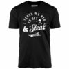 I Teach My Kid to Hit & Steal – Unisex T-Shirt