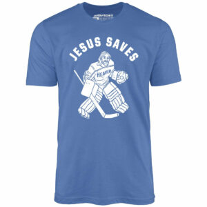Jesus Saves – Hockey – Unisex T-Shirt