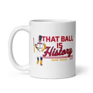Ronald Acuna Jr. That Ball is History Mug