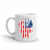 SEAL Team Bravo American Flag White Mug
