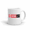 SHOWTIME Sports Red Logo White Mug