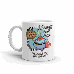 SpongeBob SquarePants The Krusty Krab Pizza White Mug