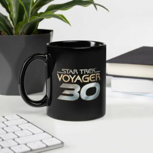 Star Trek Voyager 30th Anniversary Logo Mug