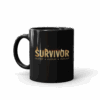 Survivor Flame Logo Black Mug