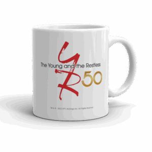 The Young and the Restless 50th Anniversary White Mug