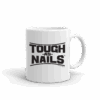 Tough As Nails Stacked Logo White Mug