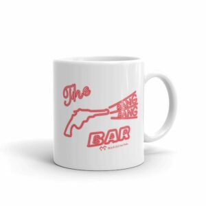 Twin Peaks Bang Bang Bar White Mug