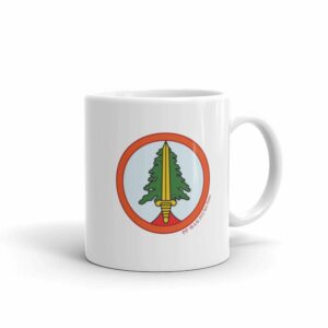 Twin Peaks Bookhouse Boys Patch White Mug