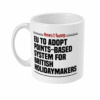 EU points based system for UK holidaymakers Mug