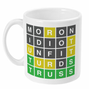 Liz Truss Wordle Mug