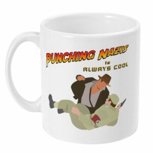 Punching Nazis is always cool mug