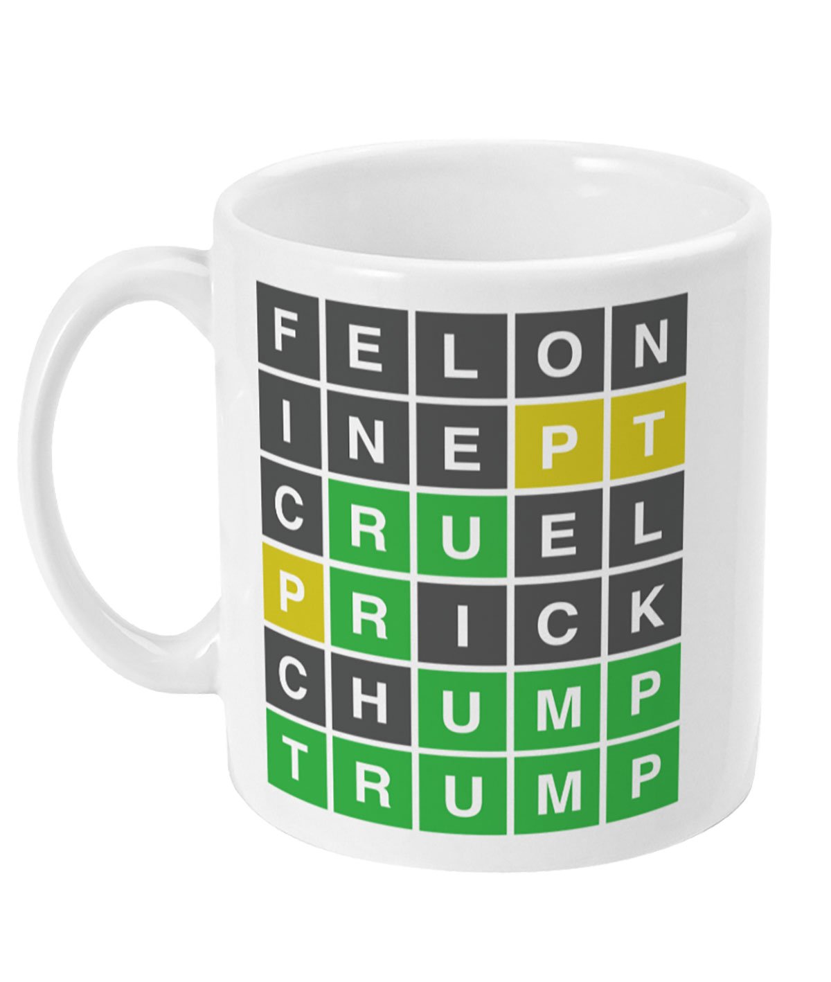 Trump Wordle Mug Trump Wordle Mug