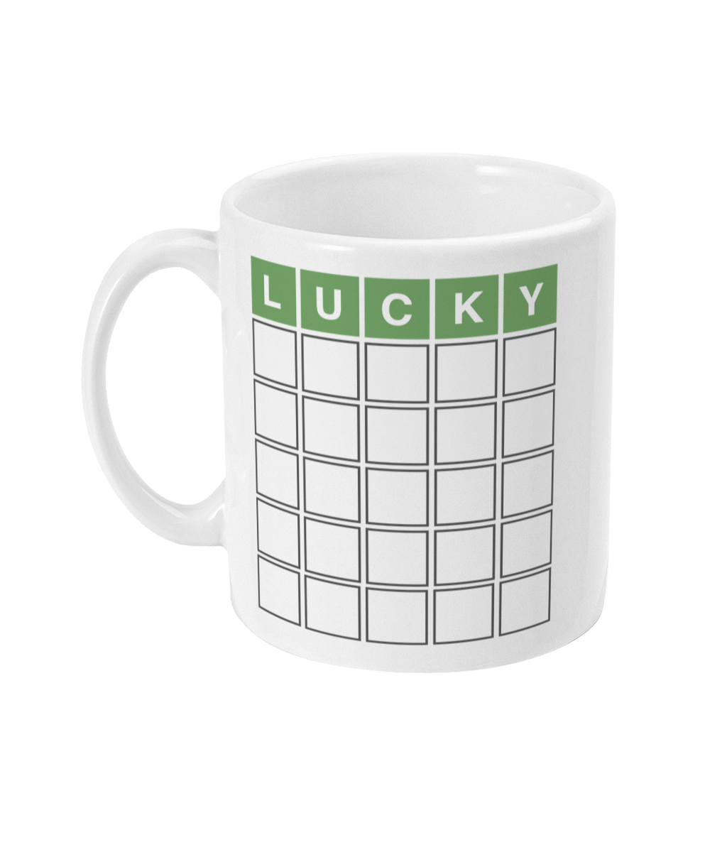 Wordle Lucky Mug Wordle Lucky Mug