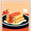Cannelloni Italian Pasta Poster