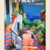 Capri Italy 4 Fauvist Painting  Travel Poster