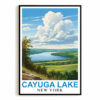 Cayuga Lake New York Landscape Poster Peaceful And Scenic Beauty Ideal Gift For Nature Lovers Travel Enthusiasts Perfect Wall Art Print Home And Office Decor Unframed