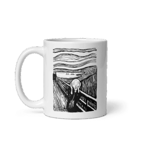 Edvard Munch – The Scream – Sketch Artwork Mug
