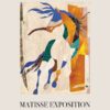 Horse 4 Matisse Inspired Exposition Animals Poster