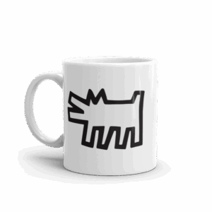 Keith Haring The Barking Dog Icon, 1990 Street Art Mug