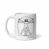 Leonardo Da Vinci, Vitruvian Man Sketch Mug