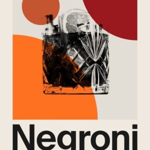 Mid Century Negroni Cocktail
