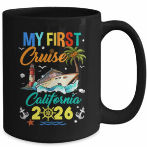 My First Cruise California 2026 Family Matching Vacation Group Mug