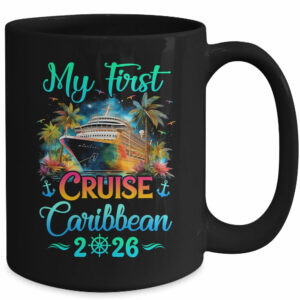 My First Cruise Caribbean 2026 Family Trip Cruisin Together Mug