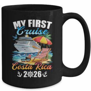 My First Cruise Costa Rica 2026 Family Vacation Trip Matching Mug