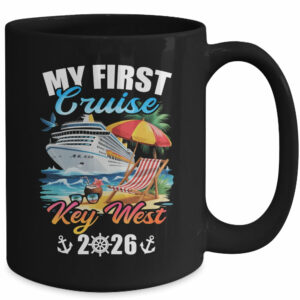 My First Cruise Key West 2026 Family Vacation Trip Matching Mug