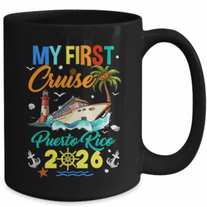 My First Cruise Puerto Rico 2026 Family Matching Vacation Group Mug