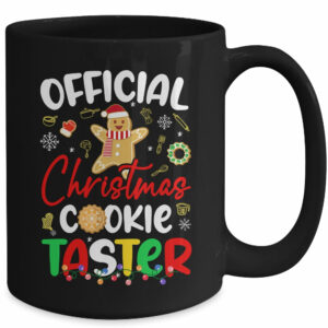 Official Christmas Cookie Taster Baking Baker Holiday Xmas Mug