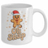Oh Snap Christmas Gingerbread Man Cute Cookie Baking Team Mug