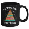 Oh What Fun It Is To Read Book Christmas Tree Librarian Mug