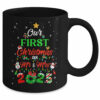 Our First Christmas As Mr And Mrs 2025 Couple Wife Husband Mug