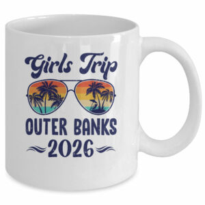 Outer Banks Girls Trip Beach Vacation 2026 Matching Group Mug