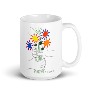 Pablo Picasso Bouquet of Peace 1958 Artwork Mug